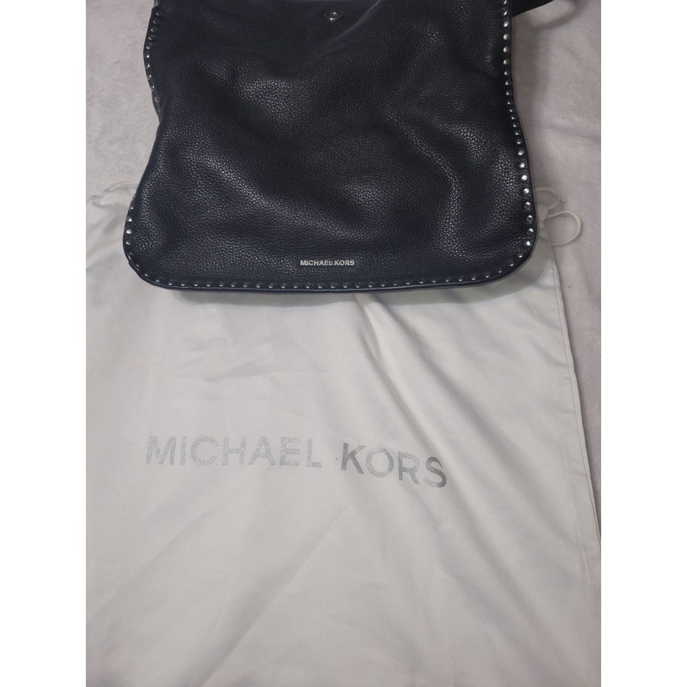 Michael kors black leather pebbled purse - Picture 4 of 6